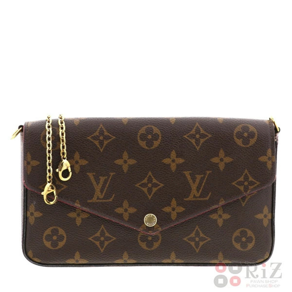 LOUIS VUITTON Pochette Felicie Wallet Long coin wallet purse Monogram Canvas